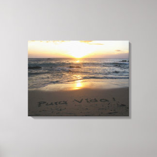 Pura Vida! Leinwanddruck