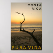 PURA VIDA Playa Flamingo Poster (Vorne)