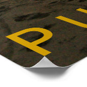 PURA VIDA Playa Flamingo Poster (Ecke)