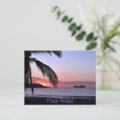 Pura Vida! Postkarte (Stehend Vorderseite)