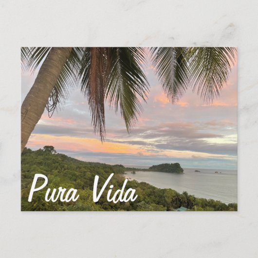 Pura Vida Postkarte (Vorderseite)