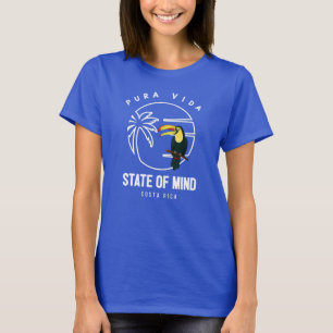 Pura Vida Staat von Mind Toucan Costa Rica  T-Shirt