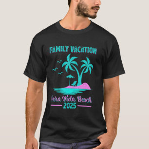 Pura Vida Strand Costa Rica Familienurlaub 2025 Pa T-Shirt