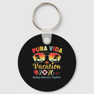 Pura vida Strandurlaub 2026 Familientrip Sommer Schlüsselanhänger
