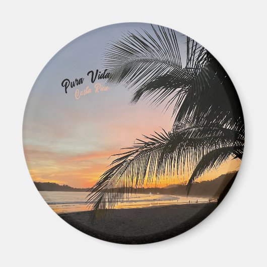 Pura Vida Täglich Magnet (Vorne)