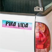 Pura Vida Tie Dye Costa Rica Bumper Sticker Autoaufkleber (Auf Lkw)