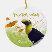 Pura Vida Toucan & Butterflies Ornament (Vorne)