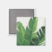 Pura Vida - Tropische Blätter Magnet (Vorderseite/Rückseite)