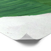 Pura Vida - Tropische Blätter Poster (Ecke)