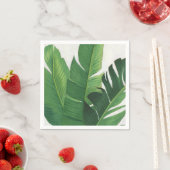 Pura Vida - Tropische Blätter Serviette (Beispiel)