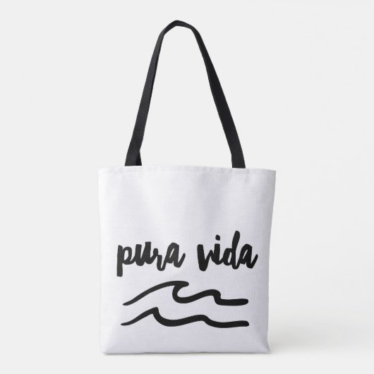 Pura Vida Wave Costa Rica Tasche (Rückseite)