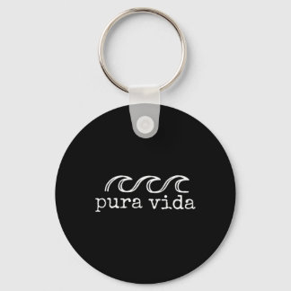 Pura Vida Wave Surfen Costa Rica Souvenir  Schlüsselanhänger