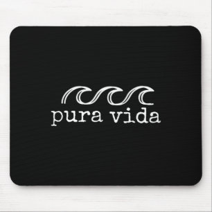 Pura Vida Wave Surfing Costa Rica Andenken Mousepad