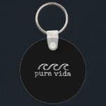 Pura Vida Wave Surfing Costa Rica Souvenir  Schlüsselanhänger<br><div class="desc">Pura Vida Wave Surfing Costa Rica Souvenir</div>