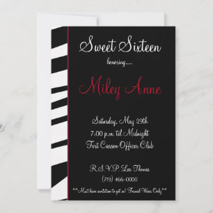 purbeng2 Kopie, Sie sind in einen süßen 16... Einladung