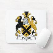 Purcell Familienwappen Mousepad (Mit Mouse)