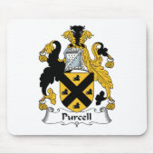 Purcell Familienwappen Mousepad (Vorne)