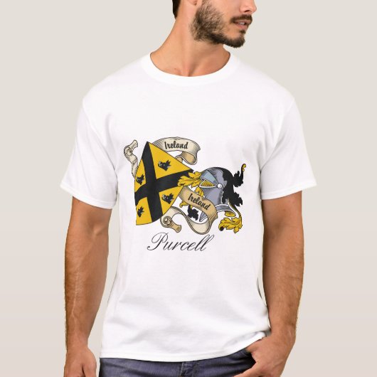 Purcell Familienwappen T-Shirt (Vorderseite)