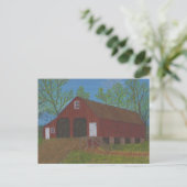 Purcellville Barn Postkarte (Stehend Vorderseite)