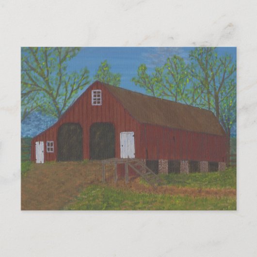 Purcellville Barn Postkarte (Vorderseite)