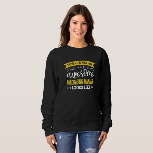 Purchasing Manager Job Title Employee Purchasing M Sweatshirt (Vorne ganz)