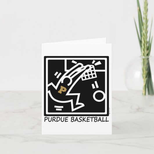 Purdue Basketball Dunk Karte (Vorderseite)