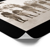 Purdue Football Team Foto 1913 Poster (Ecke)