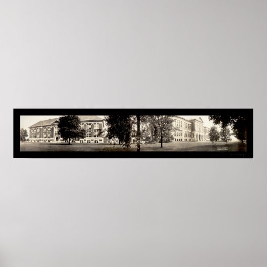 Purdue South Campus Foto 1913 Poster (Vorne)