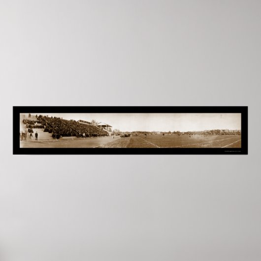 Purdue Vs Northwestern Foto 1913 Poster (Vorne)