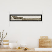 Purdue Wabash Football Foto 1913 Poster (Küche)