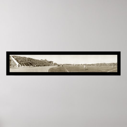 Purdue Wabash Football Foto 1913 Poster (Vorne)