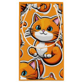 Purdy Orange Kitty Kleine Geschenktüte (Rückseite)