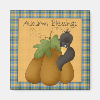 Purdy Pumpkins ・ Crow & Pumpkin Magnet