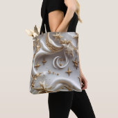 Pure Alabaster White Celestial Moon Phases Tasche (Von Nahem)