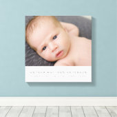 Pure Baby Leinwanddruck (Insitu (Holzboden))