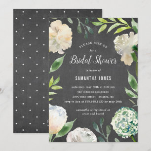 Pure Beauty Bridal Dusche Einladung