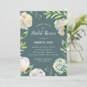 Pure Beauty EDITABLE FARBdusche Party Einladung (Stehend Vorderseite)