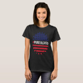 Pure Blood Movement Pureblood Freedom Flag T-Shirt (Vorne ganz)