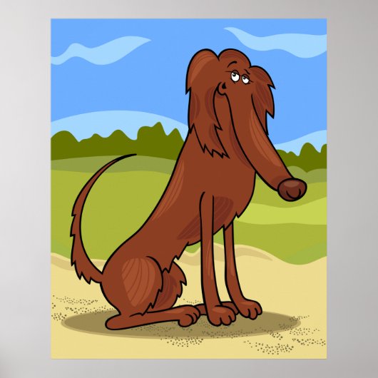 Pure Bred Irish Setter Dog Poster (Vorne)