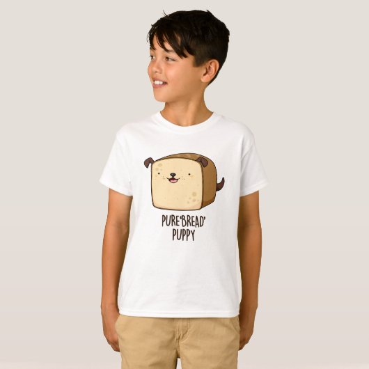 Pure Brot Puppy Funny Puppy Puppy Puppy T-Shirt (Vorne ganz)