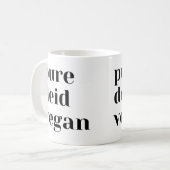 Pure Deid Vegan Coffee Tasse (Vorderseite Links)