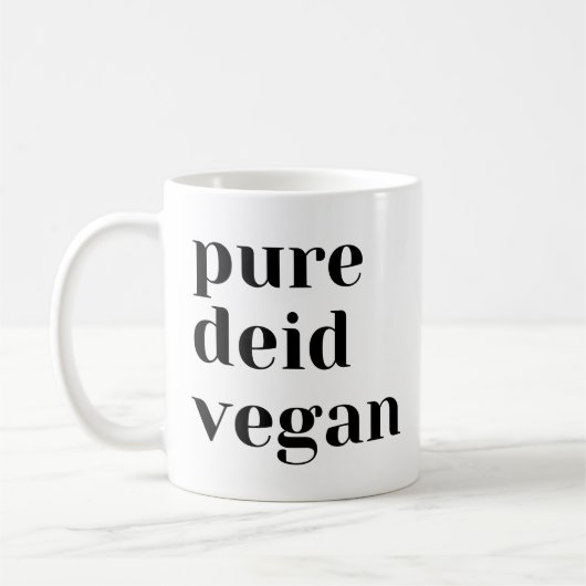 Pure Deid Vegan Coffee Tasse (Links)