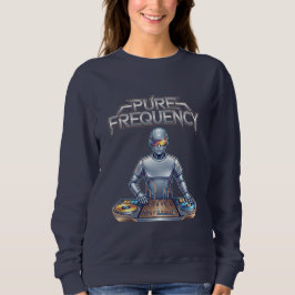Pure Frequency – Electronic Music Art Sweatshirt