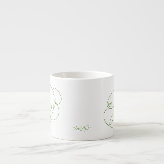 pure Freude - Bold CloudS - Christmas Edition Gree Espressotasse (Vorderseite)