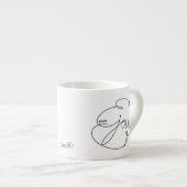 pure Freude - kühne CloudS Espressotasse (Vorderseite Rechts)