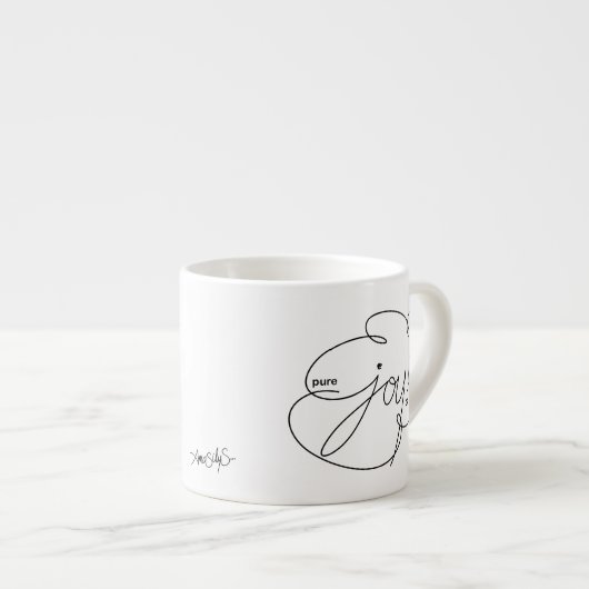 pure Freude - kühne CloudS Espressotasse (Vorderseite Rechts)