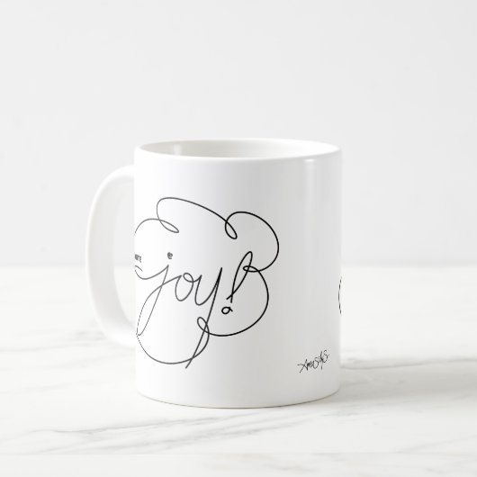 pure Freude - kühne CloudS Kaffeetasse (Vorderseite Links)
