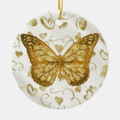 Pure Gold Butterfly Keramik Ornament (Vorne)