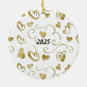 Pure Gold Butterfly Keramik Ornament (Hinten)