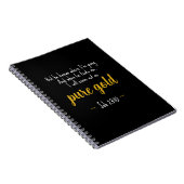 Pure Gold Job 23:10 Scripture Notebook Notizblock (Rechte Seite)